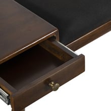 Kinsley Mango Wood Entryway Bench with Drawer